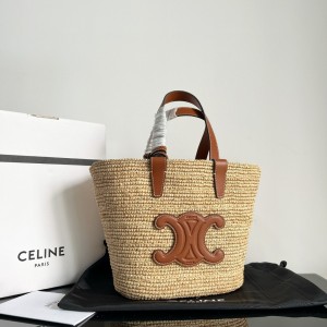 「#4003」CELINE CUIR 21 x 22 x 13