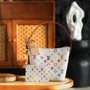 「#0405」Louis Vuitton x Takashi Murakami   ALL IN BB  m13089  16*18*12cm 