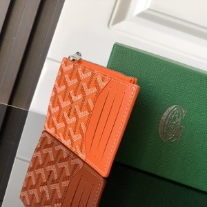 「#6070」Goyard - orange - 3321 - 12.5 cm x 1 cm x 8.4 cm