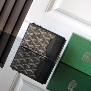 「#6074」Goyard - black - 3321 - 12.5 cm x 1 cm x 8.4 cm