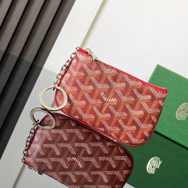 「#6076」Goyard - red - 3317 - 9 cm x 1 cm x 13 cm