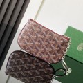 「#6077」Goyard - Bordeaux Red - 3317 - 9 cm x 1 cm x 13 cm
