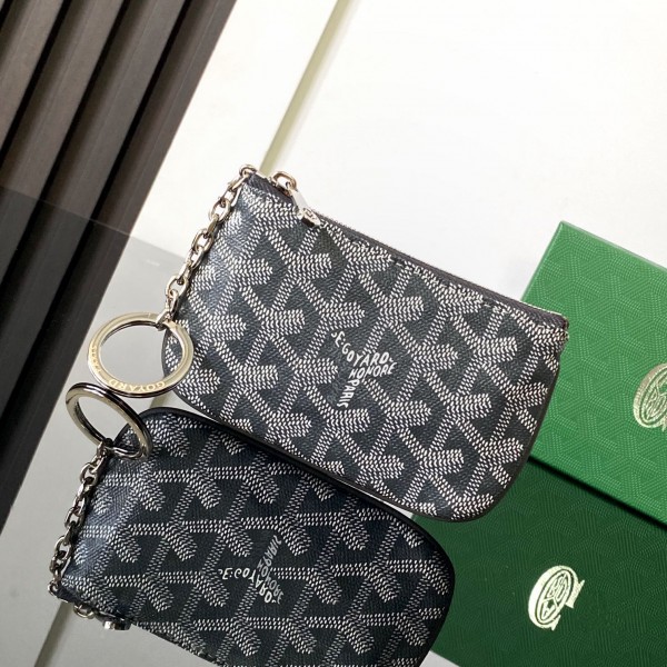「#6078」Goyard - grey - 3317 - 9 cm x 1 cm x 13 cm
