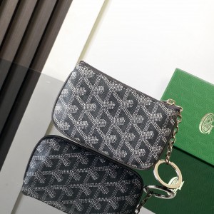 「#6078」Goyard - grey - 3317 - 9 cm x 1 cm x 13 cm 