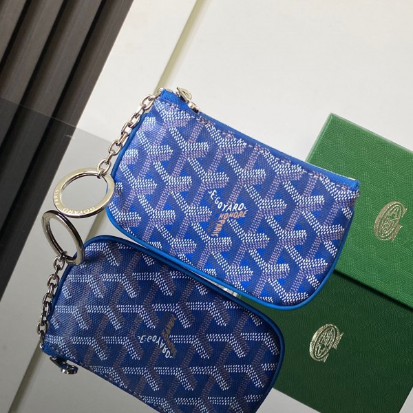 「#6081」Goyard - sky blue - 3317 - 9 cm x 1 cm x 13 cm 「#6081」Goyard - sky blue - 3317 - 9 cm x 1 cm x 13 cm