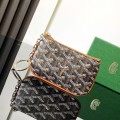 「#6082」Goyard - black brown - 3317 - 9 cm x 1 cm x 13 cm 「#6082」Goyard - black brown - 3317 - 9 cm x 1 cm x 13 cm
