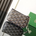 「#6083」Goyard - black - 3317 - 9 cm x 1 cm x 13 cm
