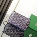 「#6084」Goyard - dark blue - 3317 - 9 cm x 1 cm x 13 cm 「#6084」Goyard - dark blue - 3317 - 9 cm x 1 cm x 13 cm