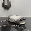「#2121」 dior 1128 White lizard skin 21×11.5×4.5cm