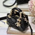 「#2126」 dior 1202 Black Gold 19*13*8cm