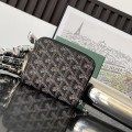 「#6092」Goyard - black - 3305 - 7.5 cm x 1.8 cm x 10.4 cm