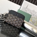 「#6092」Goyard - black - 3305 - 7.5 cm x 1.8 cm x 10.4 cm