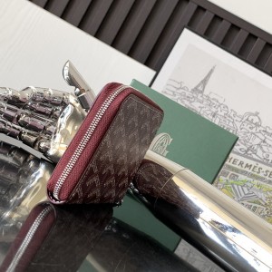 「#6095」Goyard - Bordeaux Red - 3305 - 7.5 cm x 1.8 cm x 10.4 cm