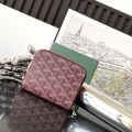 「#6095」Goyard - Bordeaux Red - 3305 - 7.5 cm x 1.8 cm x 10.4 cm