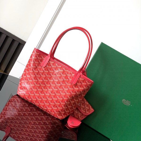 「#6097」Goyard - rose red - 2322 - 20 cm x 10 cm x 20 cm 「#6097」Goyard - rose red - 2322 - 20 cm x 10 cm x 20 cm