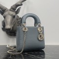 「#2130」 dior M0505 Haze Blue  17×15×7cm