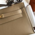「#4214」 Hermès 1st Generation Swift Leather Biscuit Color Gold Buckle Kelly Bag 22cm