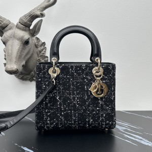 「#2132」 dior M0565 black gold 24cm 