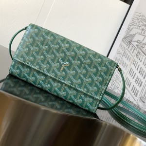 「#6100」Goyard - green - 020177 - 19 cm x 3.3 cm x 12 cm