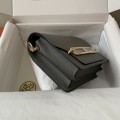 「#4028」 Hermes pig nose bag grey Gold buckle buckle Roulis 19cm 「#4028」 Hermes pig nose bag grey Gold buckle buckle Roulis 19cm