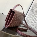 「#6104」Goyard - Bordeaux Red - 020177 - 19 cm x 3.3 cm x 12 cm