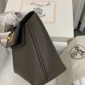 「#4251」 Hermes Pewter Gray Kelly Bag Y2424mini 21*16*12cm