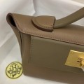 「#4252」 Hermès Weimaraner Elephant Grey Kelly Bag Y2424mini 21*16*12cm