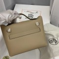 「#4254」 Hermès Milk Tea Kelly Bag Gold Buckle Y2424mini 21*16*12cm
