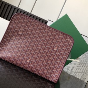 「#6119」Goyard - Bordeaux Red - 020801 - 23 cm x 7.5 cm x 29.5 cm