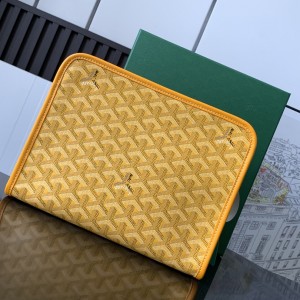 「#6123」Goyard - yellow - 020802 - 19 cm x 7 cm x 24.5 cm 