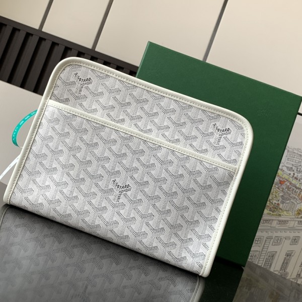 「#6124」Goyard - White - 020802 - 19 cm x 7 cm x 24.5 cm
