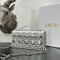 「#2172」 dior 1128 Gold and Silver21×11.5×4.5cm