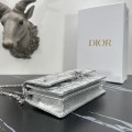 「#2172」 dior 1128 Gold and Silver21×11.5×4.5cm