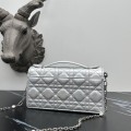 「#2173」 dior 1128 Matte Silver 21×11.5×4.5cm