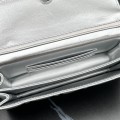 「#2173」 dior 1128 Matte Silver 21×11.5×4.5cm