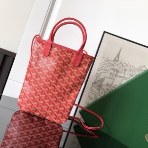 「#6132」Goyard - rose red - 020157 - 21 cm x 1 cm x 24 cm