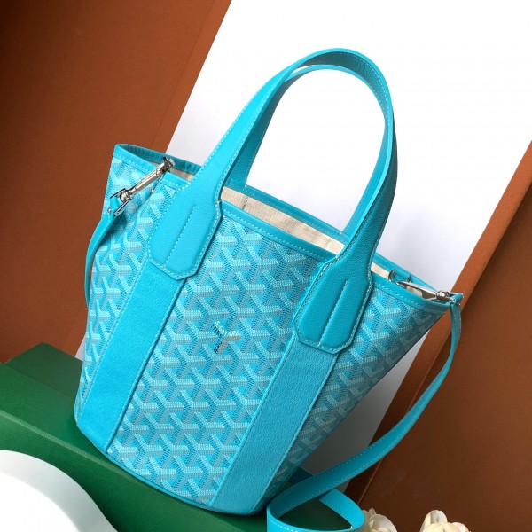 「#6138」Goyard - Turquoise blue - 120230 - 24 cm x 14 cm x 18 cm