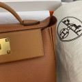 「#4260」 Hermes golden brown Kelly bag with gold buckle Y2424mini 21*16*12cm 「#4260」 Hermes golden brown Kelly bag with gold buckle Y2424mini 21*16*12cm