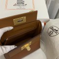 「#4260」 Hermes golden brown Kelly bag with gold buckle Y2424mini 21*16*12cm 「#4260」 Hermes golden brown Kelly bag with gold buckle Y2424mini 21*16*12cm