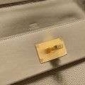 「#4267」 Hermes Kelly Bag Silver Buckle Y2424 29cm