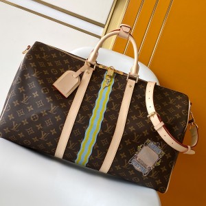 「#0064」Louis Vuitton  Keepall Bandoulière 50 P01945  29 x 23 x 50 