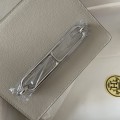 「#4036」Hermes Pig Nose Bag Pearl Grey Silver Buckle Roulis 19cm