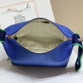 「#4275」 Hermès Blue Trousse Bride-A-Brace bag  25*21*14cm