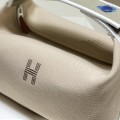 「#4277」 Hermès Beige/Elephant Grey Trousse Bride-A-Brace bag  25*21*14cm