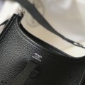 「#4278」 Hermès Black Silver Buckle Mini Eveylen 17cm 「#4278」 Hermès Black Silver Buckle Mini Eveylen 17cm