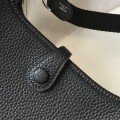 「#4278」 Hermès Black Silver Buckle Mini Eveylen 17cm 「#4278」 Hermès Black Silver Buckle Mini Eveylen 17cm