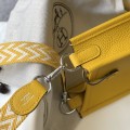 「#4287」 Hermes Amber Yellow Silver Buckle Mini Eveylen 17cm 「#4287」 Hermes Amber Yellow Silver Buckle Mini Eveylen 17cm