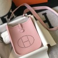 「#4288」 Hermes Pink Silver Buckle Mini Eveylen 17cm 「#4288」 Hermes Pink Silver Buckle Mini Eveylen 17cm