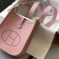 「#4288」 Hermes Pink Silver Buckle Mini Eveylen 17cm 「#4288」 Hermes Pink Silver Buckle Mini Eveylen 17cm