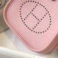 「#4288」 Hermes Pink Silver Buckle Mini Eveylen 17cm 「#4288」 Hermes Pink Silver Buckle Mini Eveylen 17cm